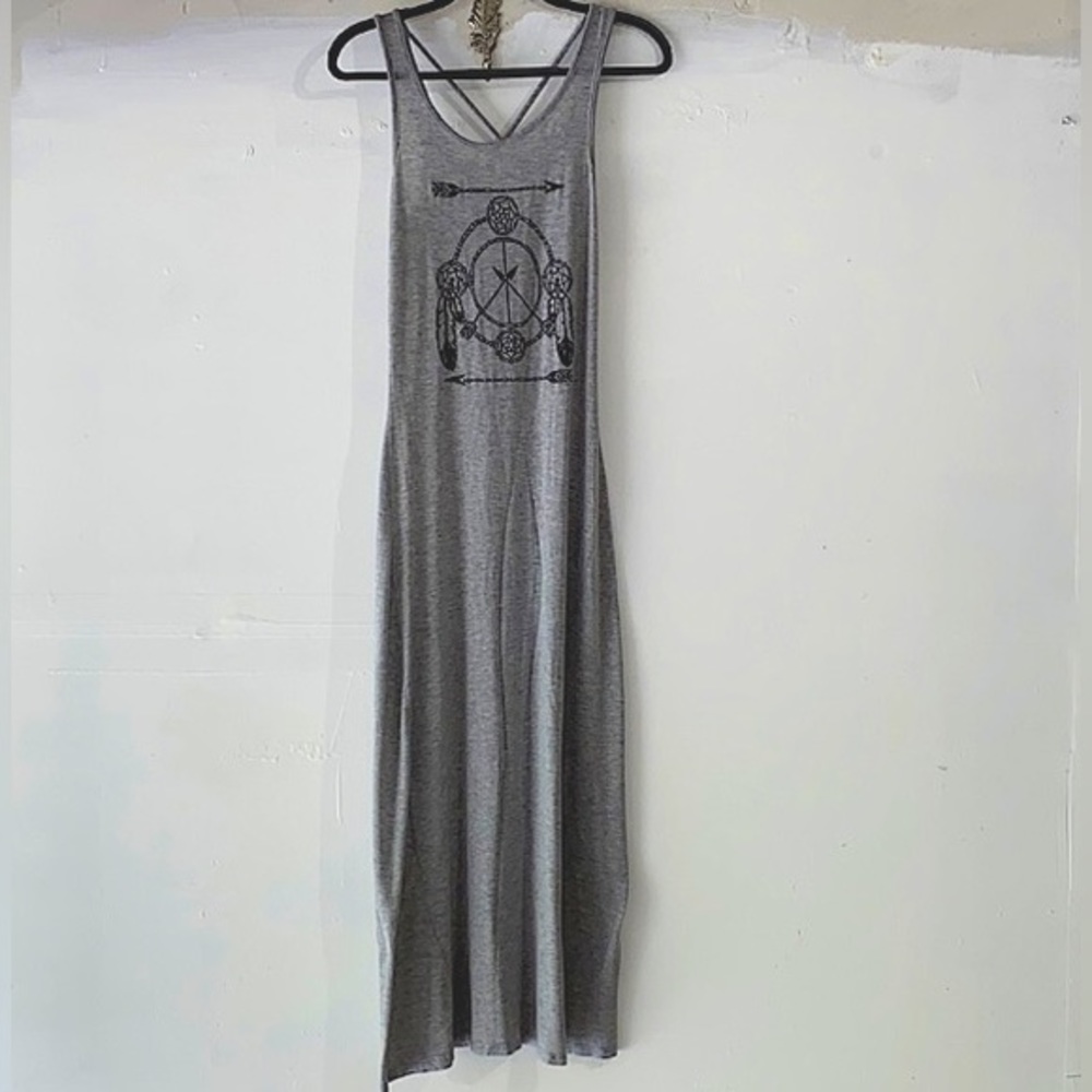 Tank top long summer dress size MEDIUM